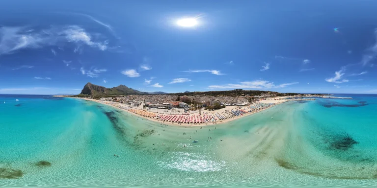 Virtual tour 360°: panorama di San Vito Lo Capo, dal drone — ADVPRO